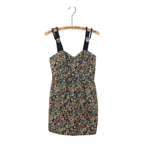 BCBGeneration Dresses & Skirts - BCBG Brocade Floral Bustier Dress